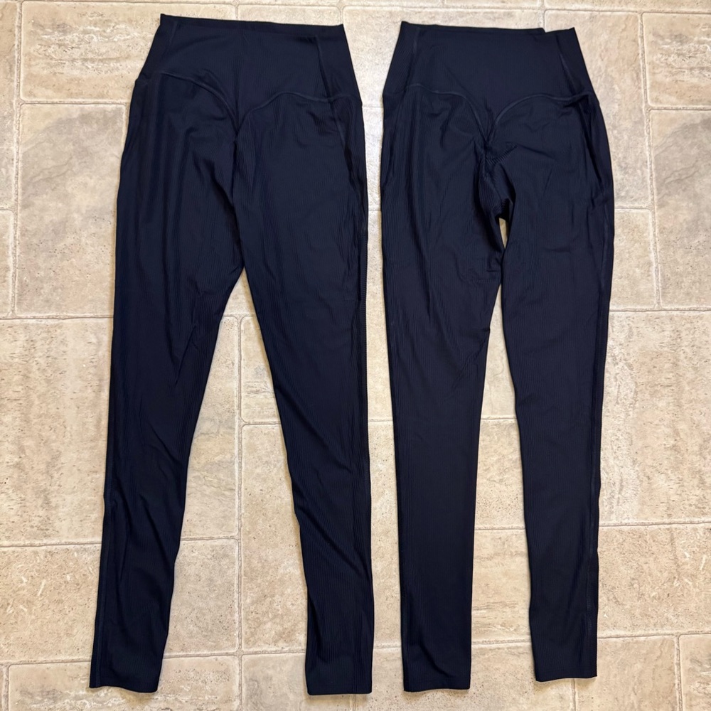 Gymshark ribbed gym leggings size small black - Picture 6 of 7